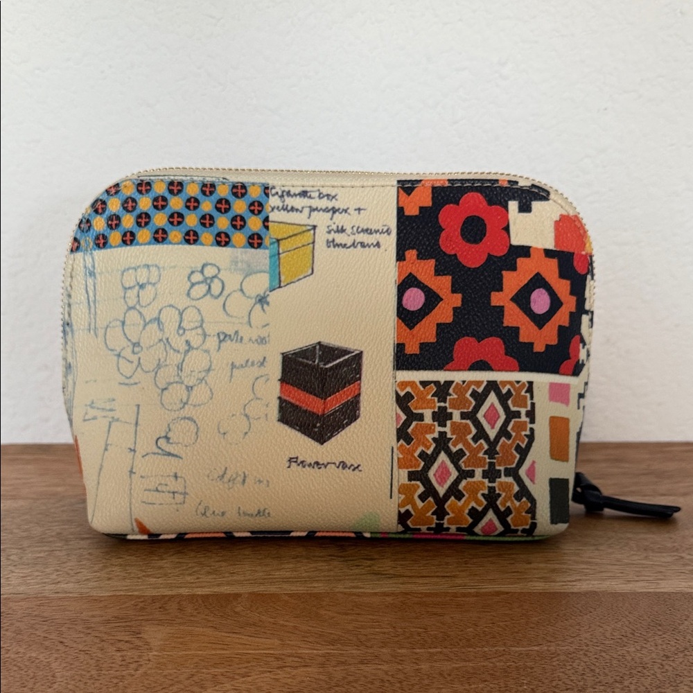 Tory Burch Patchwork Cosmetic Case - image 4